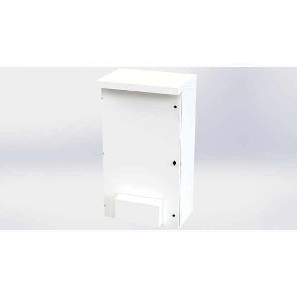 1/4 Turn Latch with Padlock Wing Knob Electrical Enclosures, 65 in H, 20 in D, 36 in W, NEMA 3R